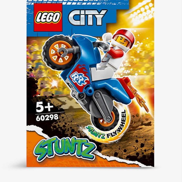 LEGO City Creator Stuntz Rocket Stunt Bike Building Set 60298 - Picture 7 of 8